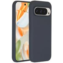 Accezz skysto silikono dėklas, skirtas Google Pixel 9 / 9 Pro – tamsiai mėlynas