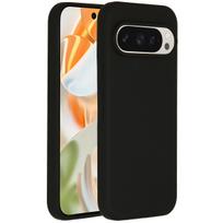 Accezz skysto silikono dėklas, skirtas Google Pixel 9 / 9 Pro – juodas