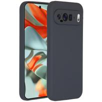 Accezz skysto silikono dėklas, skirtas Google Pixel 9 Pro XL – tamsiai mėlynas