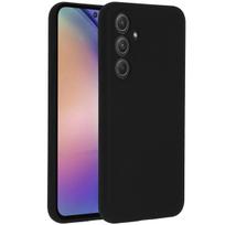 Accezz skysto silikono dėklas, skirtas Samsung Galaxy A55 – juodas
