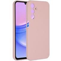 Accezz skysto silikono dėklas, skirtas Samsung Galaxy A15 (5G/4G) – rožinis