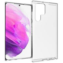 Accezz skaidrus TPU galinis dėklas, skirtas Samsung Galaxy S22 Ultra – skaidrus