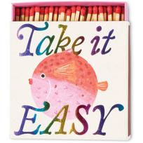 Paddywax Square Take it Easy Puffer Fish degtukai 125 vnt.