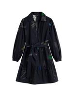 Desigual Suknelė tamsiai mėlyna / geltona / šviesiai rožinė / juoda