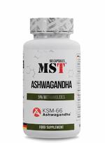 Ashwagandha KSM-66 – Standartizuotas Ašvagandos Ekstraktas 320mg | MST | 60 kaps.