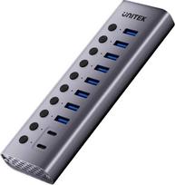 Unitek Hub USB C/USB A 10in1 5Gbps with port switches