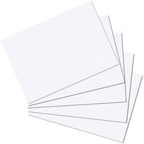 Herlitz Indeksinė kortelė A6 lygi balta pakuotė 100 vnt.