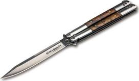 Magnum Magnum Balisong Wood Didelis universalus peilis