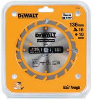 Pjovimo diskas DeWalt DT1946-QZ; 136x10 mm; Z16