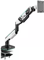 Diablo Chairs Diablo monitoriaus laikiklis 49-Inch | Baltas RGB X-Arm Dual