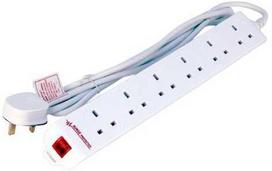Listwa zasilająca MicroConnect 6-way UK Surge Protected