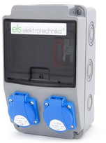 Els Elektrotechnika 6NO21C00L Konstrukcija, sodo skirstomasis skydas 2*GS 230V + apsaugos + sertifikuotas MID matuoklis, 6NO21C00L