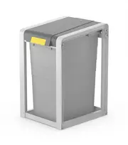 Šiukšliadėžė Hailo Profiline Öko* XL pilkas Base unit