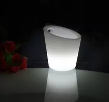 Techly belaidė RGB LED ledo kibirėlio lempa su nuotolinio valdymo pultu