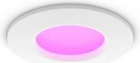 Hue Slim recessed ceiling light, white, 10.5W, 1000lm, IP44, White and Color Ambiance 929004291001 | 8721103109118