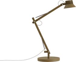 Muuto Stalinis šviestuvas Dedicate S2 su pagrindu, rudai žalias