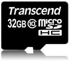 Atminties kortelė Karta Transcend 10M Micro SDHC 32GB Class 10 (TS32GUSDC10M)