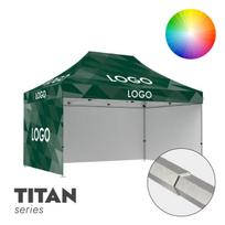 Prekybinė palapinė su spauda 3x4,5 pasirinktos spalvos Zeltpro TITAN