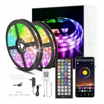 Klijuojama Led juosta 5050 RGB LED 10 m