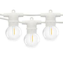 Lauko girliandos terasai 10 m Glow balta