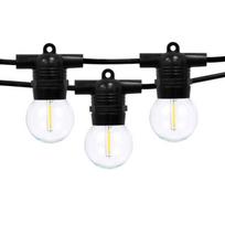 Lemputės terasai 10 m Glow juoda