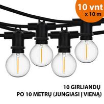 Lemputės terasai 100 m Perl juoda