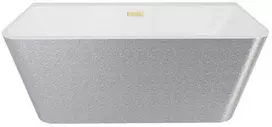 Vonia Besco Varya Glam Sidabrinis, 170 x 80 cm, su auksiniais dangteliais