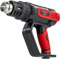 Red Technic Elektrinis karšto oro pistoletas, 2200W, reguliuojama temperatūra, su 6 antgaliais, dažų šalinimui, atitirpinimui ir plastiko lenkimui