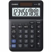 CASIO MS-10F stalinis skaičiuotuvas su valiutų konvertavimo funkcija, procentų ir PVM skaičiavimu