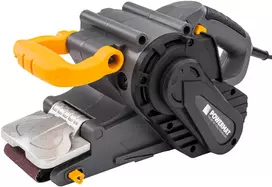 Powermat Juostinis šlifuoklis, 2000W, 230V, kintamas greitis, su dulkių maišeliu, medienai, metalui ir plastikui, nešiojamas ir stacionarus naudojimas