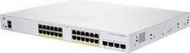 Šakotuvas Cisco Cisco switch CBS250-24FP-4G, 24xGbE RJ45, 4xSFP, PoE+, 370W - REFRESH
