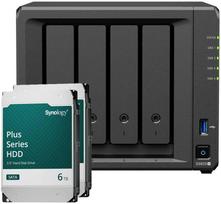 Serveris Synology DS925+ 12TB Plus HDD NAS-Bundle NAS inkl. 2x 6TB Synology Plus 3.5 col. SATA HDD