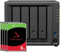 Serveris Synology DS925+ 24TB Seagate IronWolf NAS-Bundle NAS inkl. 4x 6TB Seagate IronWolf 3.5 col. SATA HDD