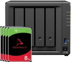 Serveris Synology DS925+ 32TB Seagate IronWolf NAS-Bundle NAS inkl. 4x 8TB Seagate IronWolf 3.5 col. SATA HDD