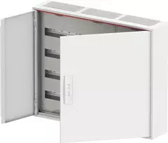 ABB Modulinė skirstomoji spintelė, plieninė, 4 eilių, IP44, 125A, II klasė, 650x800x160mm, pilnų durelių, CA34V, 2CPX052190R9999