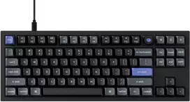 Klaviatūra žaidimams Keychron Q3H Keychron Ultra-Fast Lime (linear) su laidu magnetyczno-mechaninė su pašvietimu juoda