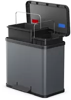 Šiukšliadėžė Hailo Öko* duo Plus L dark pilkas matte