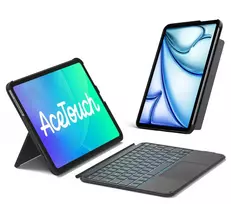 Inateck Inateck klaviatūra Ace Touch iPad 11"/10,9" QWERTZ RGB grafito