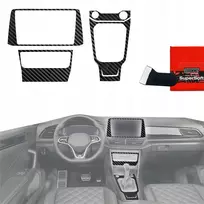 GrizzGlass Plėvelė vidaus apdailai GrizzGlass PianoSkin Glossy, skirta Volkswagen T-Roc R-Line (2025) [4w1]