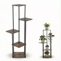 Edaxo Gėlių stovas stovintis aukštas 5 gėlėms RIMOZA, 30 x 30 x 106 cm