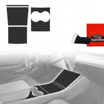 GrizzGlass Plėvelė vidaus apdailai GrizzGlass PianoSkin Matte, skirta Tesla Model 3 (2017-2020) [4w1]