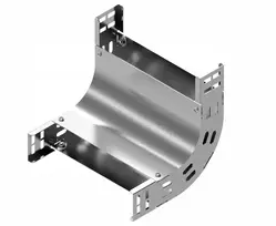 Baks kanalo alkūnė 90 laipsnių 200x50mm LUNJ200H50 136263