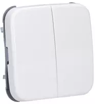 „Schneider Electric One.platform“ 2 klavišų grupinis mygtukinis jungiklis, 4 normaliai atviri kontaktai WDE503404