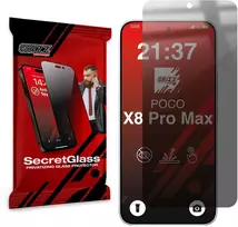 GrizzGlass Matinis privatumą užtikrinantis stiklas GrizzGlass SecretGlass, skirtas Xiaomi POCO X8 Pro Max