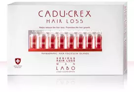 Labo Cadu-Crex Severe Stage Anti-Hair Loss Ampoules Treatment Serum For Scalp For Men, 20 vnt. 3.5 ml