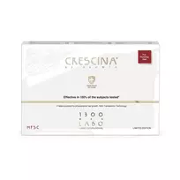Labo Suisse Rinkinys Labo Crescina Transdermic HFSC 1300 plaukų augimą skatinančios ampulės, serumas galvos odai vyrams, 5 vnt. 3.5 ml