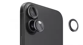 Evelatus Apsauginis stiklas Apple iPhone 16 / 16 Plus fotoaparato lęšių apsauga Armor Juodas EVEAPP16CLPB