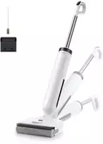 Dulkių siurblys vertikalus Lubluelu Dulkių siurblys T9 Wet & Dry Vacuum with 180° Lay-Flat Reach Baltas