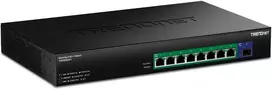 Šakotuvas Switch TRENDnet TPE-BG5091 9-portowy przełącznik 480 W 2,5 G su funkcija Power PoE++ i modułem 10G SFP+