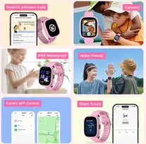 Išmanusis laikrodis THD LAGENIO K3 4G Kids Smart Watch Rožinė (W117)